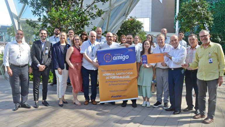 Santa Casa recebe doa&ccedil;&otilde;es da campanha Troco Amigo da Panvel